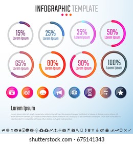 Infographics Design Template,Vector Illustration