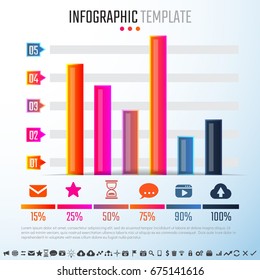 Infografik-Entwurfsvorlage, Vektorgrafik
