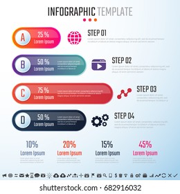 Infographics Design Template,Vector Illustration