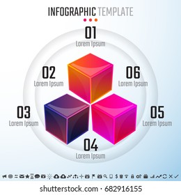 Infographics Design Template,Vector Illustration