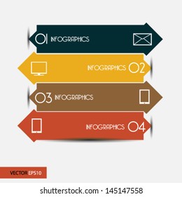Infographics design. Vector
