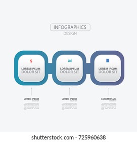 Infographics design vector and business icon.Vector timeline infographic template.