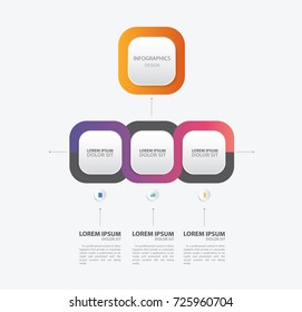Infographics design vector and business icon.Vector timeline infographic template.