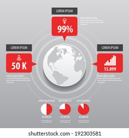 Infographics design. Vector eps 10.