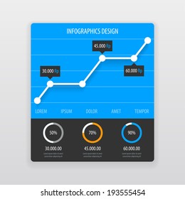 Infographics design. Vector eps 10.