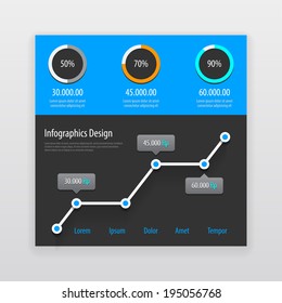 Infographics design. Vector eps 10.