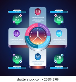 Infographics design. Vector eps 10.
