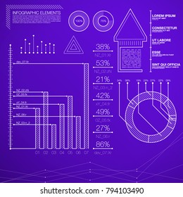 Infographics design vector eps 10