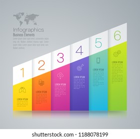 Infographics design vector and marketing icons