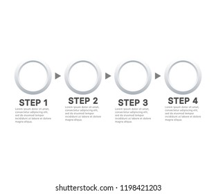Infographics design vector and marketing icons can be used for workflow layout. Vector stock illustration. 
