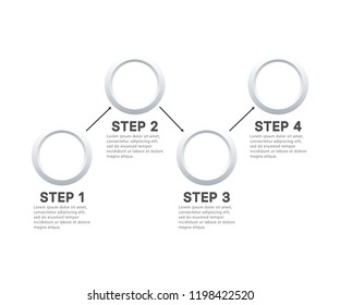Infographics design vector and marketing icons can be used for workflow layout. Vector stock illustration. 