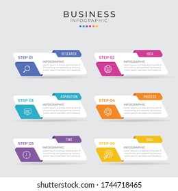 Infographics design vector and marketing icons can be used for workflow layout, diagram, annual report, web design.	