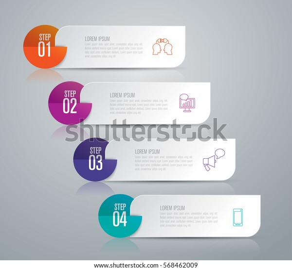 Infographics Design Vector Marketing Icons Can Stock Vector (Royalty ...