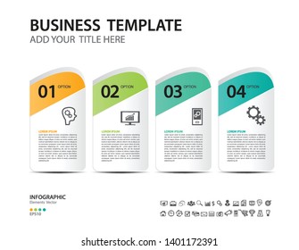 Infographics design vector template, Timeline, process chart, presentation, diagram, creative concept for infographic, web page, banner, business step options