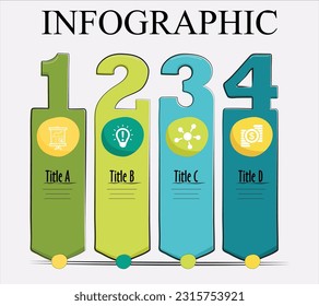 Infographics designs for business and education purposes