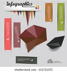 Infographics design,Vintage style,vector