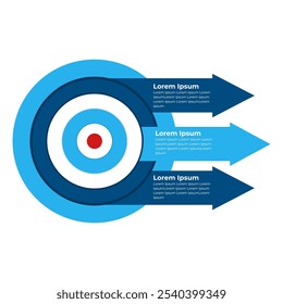 objetivo do diagrama infográfico, dart board, apresentação