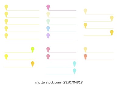 Presentación de lista de puntos de diagrama de infografía