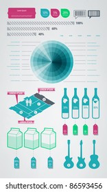 infographics element icons and symbols