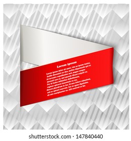 Infographics element on a geometric background