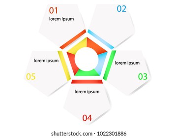 infographics element retro