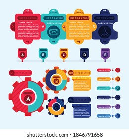 Infographics element vector design, Business concept with 4 steps, workflow, diagram, banner, process, business presentation template, web design.