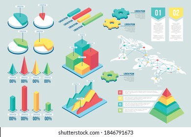Infographics element vector design, Business concept with 4 steps, workflow, diagram, banner, process, business presentation template, web design.