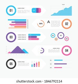 Infographics element vector design, Business concept with 4 steps, workflow, diagram, banner, process, business presentation template, web design.