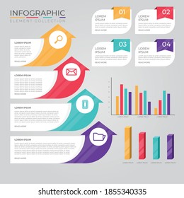 Infographics element vector design, Business concept with steps, workflow, diagram, banner, process, business presentation template, web design.
