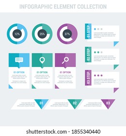 Infographics element vector design, Business concept with steps, workflow, diagram, banner, process, business presentation template, web design.