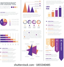 Infographics element vector design, Business concept with steps, workflow, diagram, banner, process, business presentation template, web design.