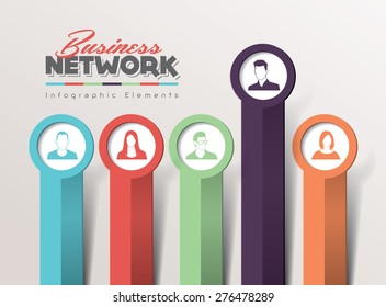 Elemento infográfico. Ilustração vetorial. pode ser usado para layout de fluxo de trabalho, diagrama, opções de número, opções de passo acima, design da Web