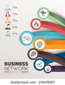 Infographics element. Vector illustration. can be used for workflow layout, diagram, number options, step up options, web design