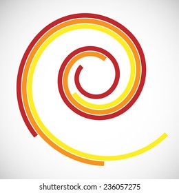 Infographics element. Vector Spiral Lines . Icon or Logo Design .