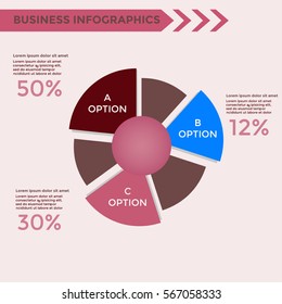 Infographics Elements - business vector illustration for presentation, booklet, website, blog, workflow layout, brochure, banner, card, step up options, web design, poster, flyer, timeline.