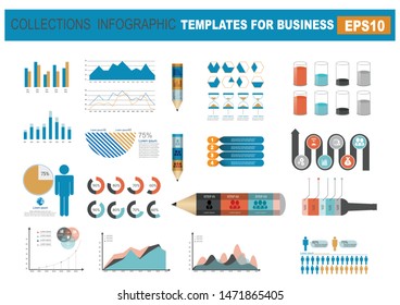 Infographics elements for business.Vector illustration