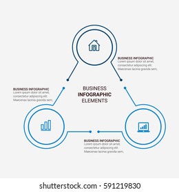 Infographics Elements Designs. Vector