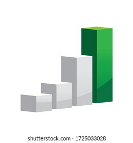 Infographics elements diagram. Vector illustration. 3D presentation, business design, web design