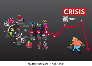 Elementos de infografía para folletos corporativos digitales. Concepto de negocio de vectores