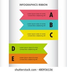 Infographics elements of flat colorful banner special for your business template strategy.