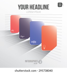 infographics elements layout, banner, number options, step up options, contain EPS10 format with some additional icons.