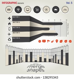 Infographics elements set 