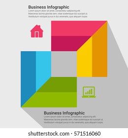Infographics Elements, Start Up Business Conceptual.