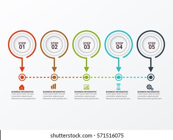 Infographics Elements, Start Up Business Conceptual.