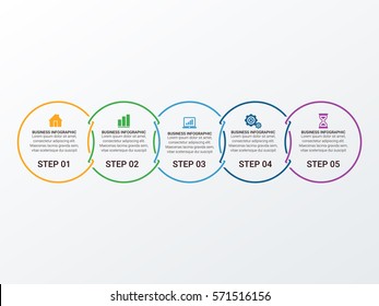 Infographics Elements, Start Up Business Conceptual.