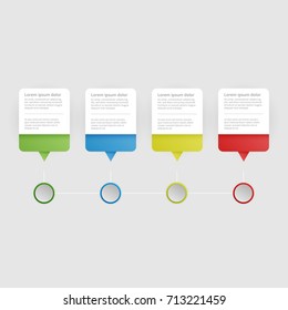 Infographics Elements, tags, labels, banners.Timeline infographic design. Vector illustration.