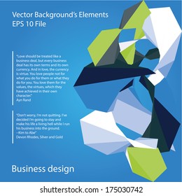 Infographics elements vector - abstract business vector elements