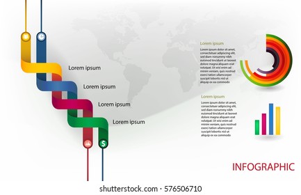 Infographics elements vector design