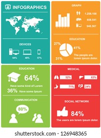 Infographics Elements. Vector Illustration