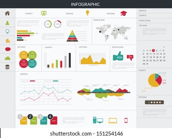 Infographics Elements. Vector Illustration